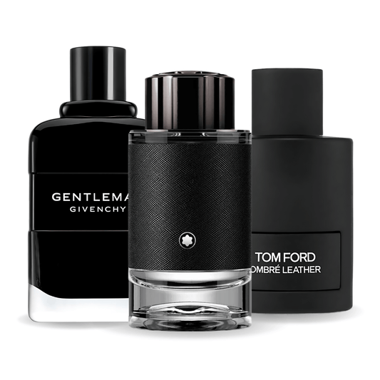 3 parfüm készlet Tom Ford Ombre Leather,  Givenchy Gentleman, Montblanc Explorer 100ml