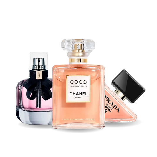 3 parfüm készlet Prada Prada PARADOXE, COCO MADEMOISELLE, MON PARIS 100ml