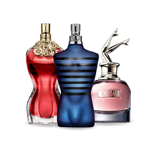 3 parfüm készlet LA BELLE, ULTRA MALE, Gaultier SCANDAL 100ml